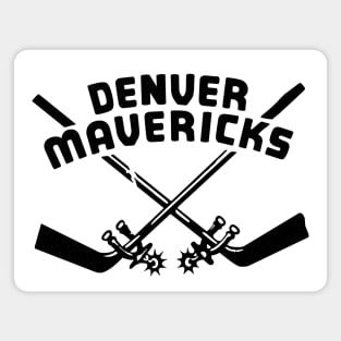 Defunct Denver Mavericks Hockey 1959 Magnet